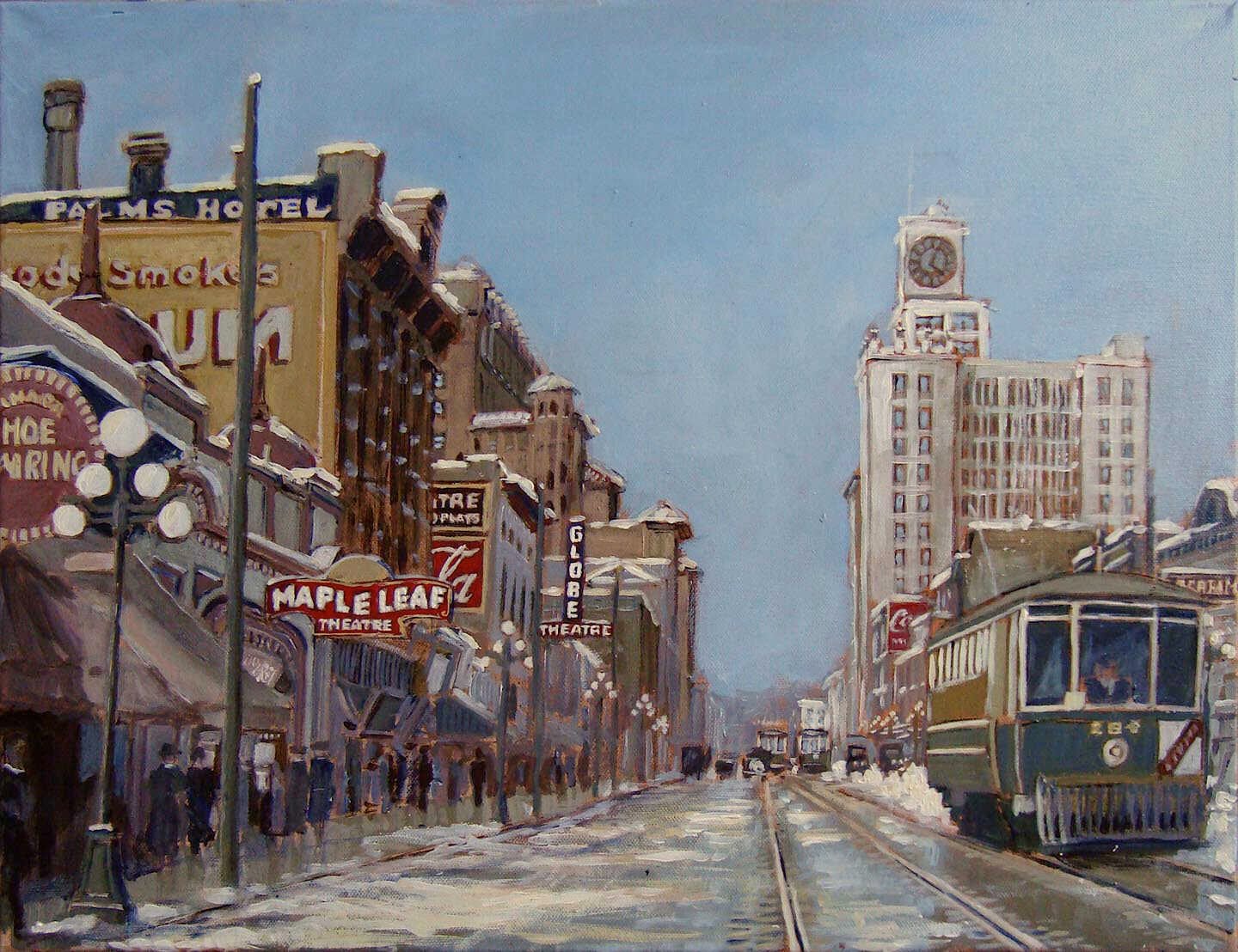 Maple Leaf in Winter